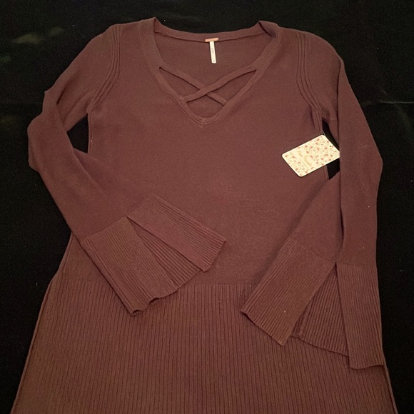 Free People *NWT* Tunic Sweater or Dress - Picture 8 of 9